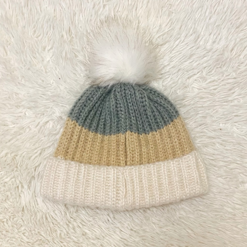 Lauren Conrad Striped Beanie